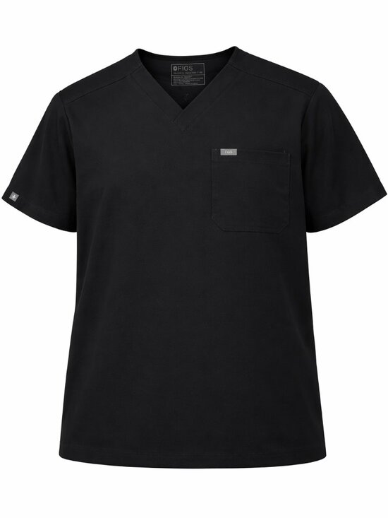 Figs Other - FIGS Leon Scrub Top Mens XL Black Medical V Neck Healthcare Uniform